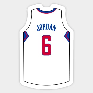 Deandre Jordan Los Angeles Jersey Qiangy Sticker